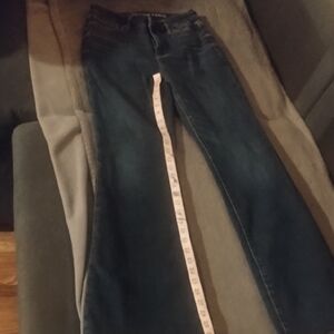 American Eagle Outfitters Dark Blue Straight Leg Jeans